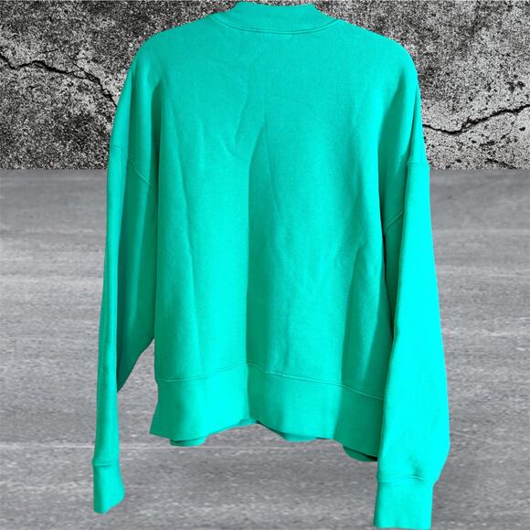 •NEW• Palm Angels Leopard Kill The Bear Green Crew Sweat • Medium (oversized) - Picture 4 of 17